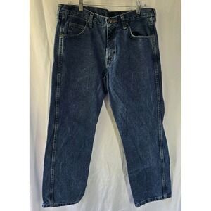 Wrangler Jeans Men's 36x30 Rugged Wear Straight Leg Medium Wash Cowboy Americana